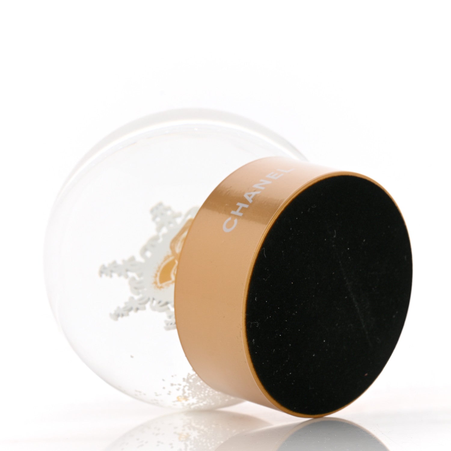 Glass N°5 Perfume Bottle Snow Globe