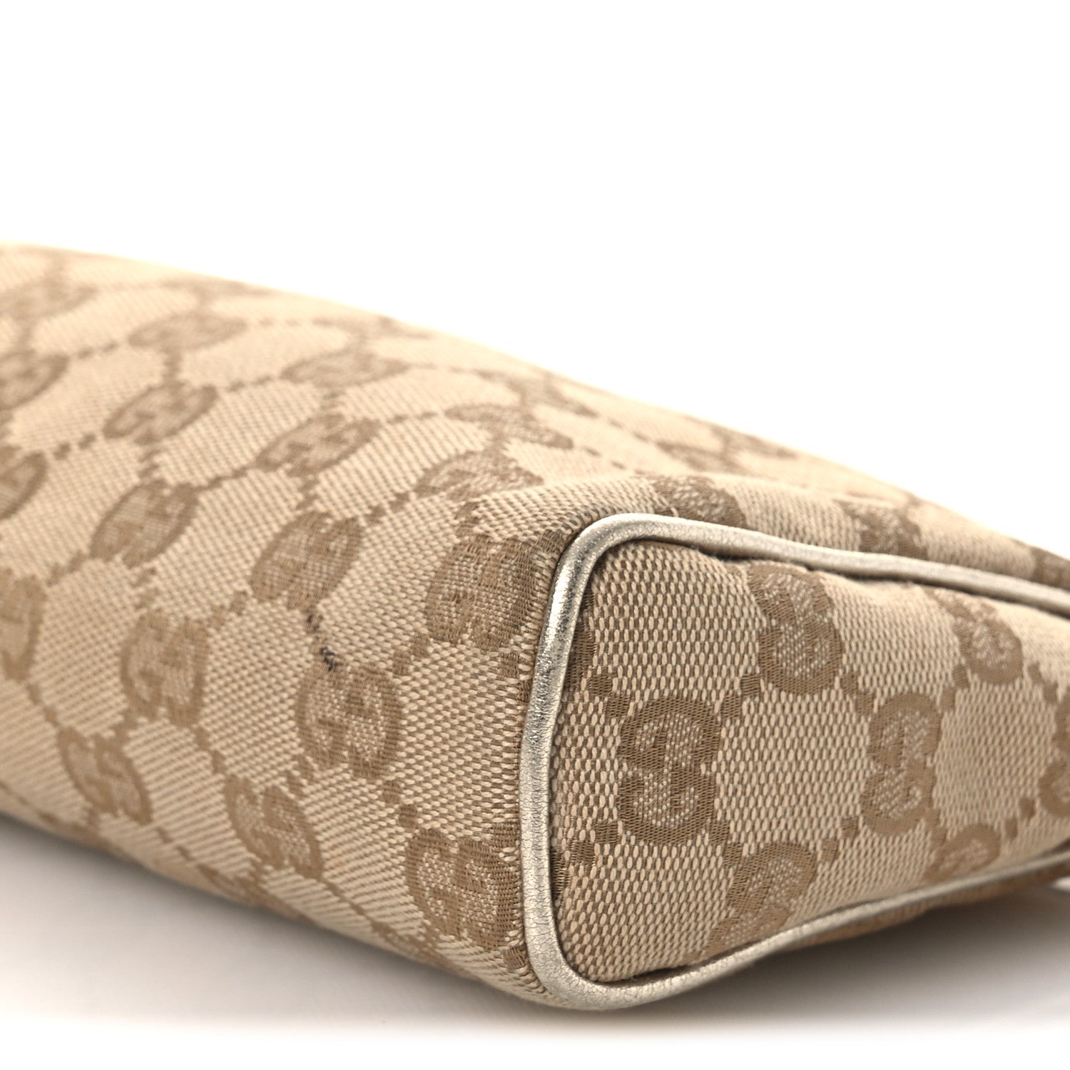 Monogram D Ring Cosmetic Case Metallic Bronze
