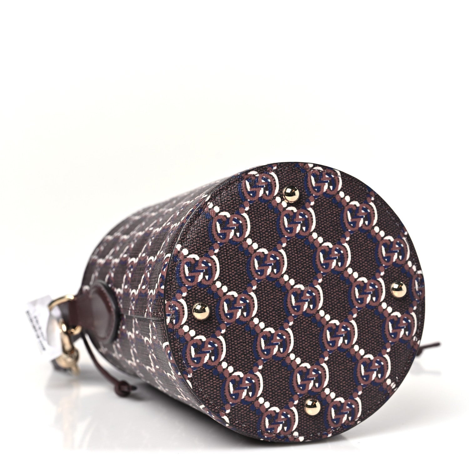 GG Shadow Monogram Mini Bucket Bag Rosso Ancora Red