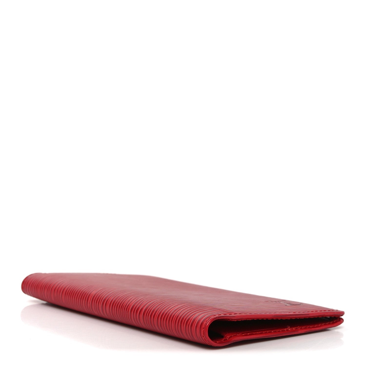Epi Checkbook Organizer Wallet Castillan Red