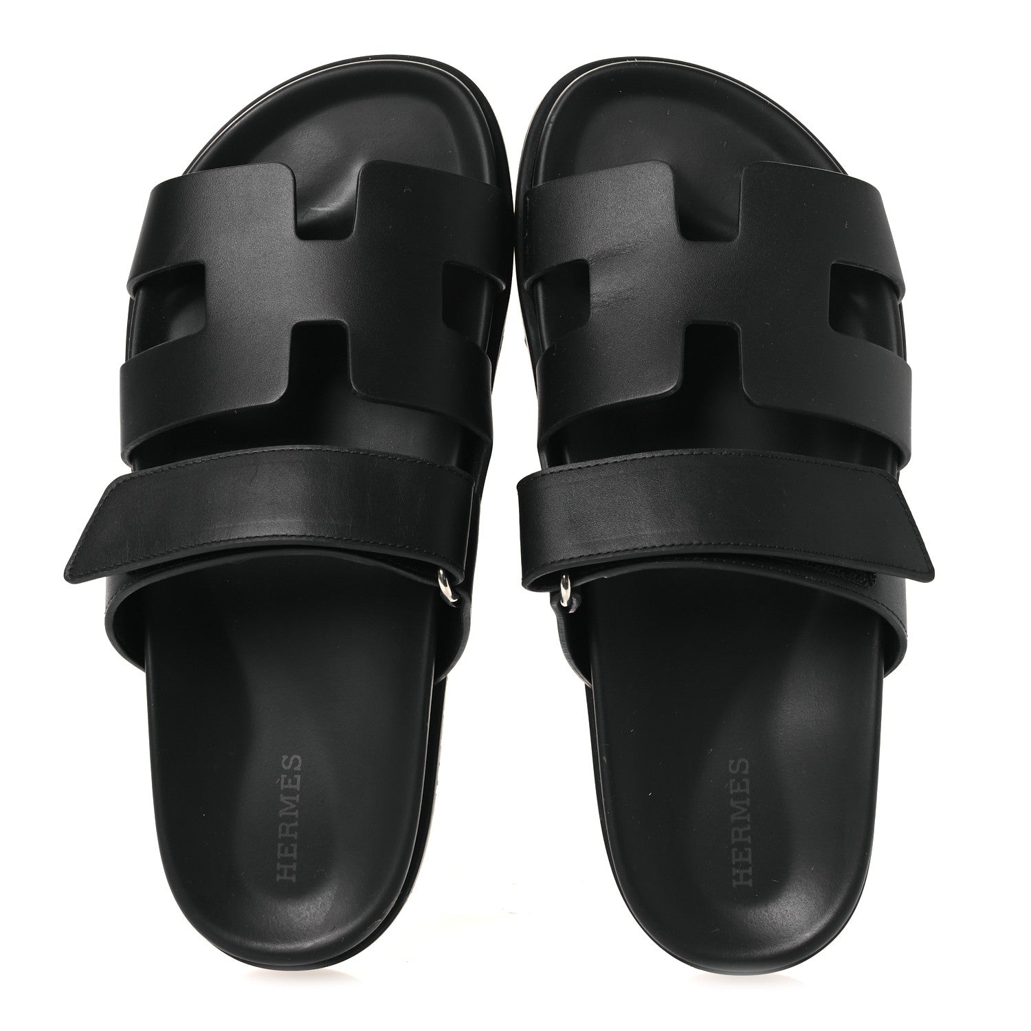 Calfskin Womens Chypre Sandals 38 Black