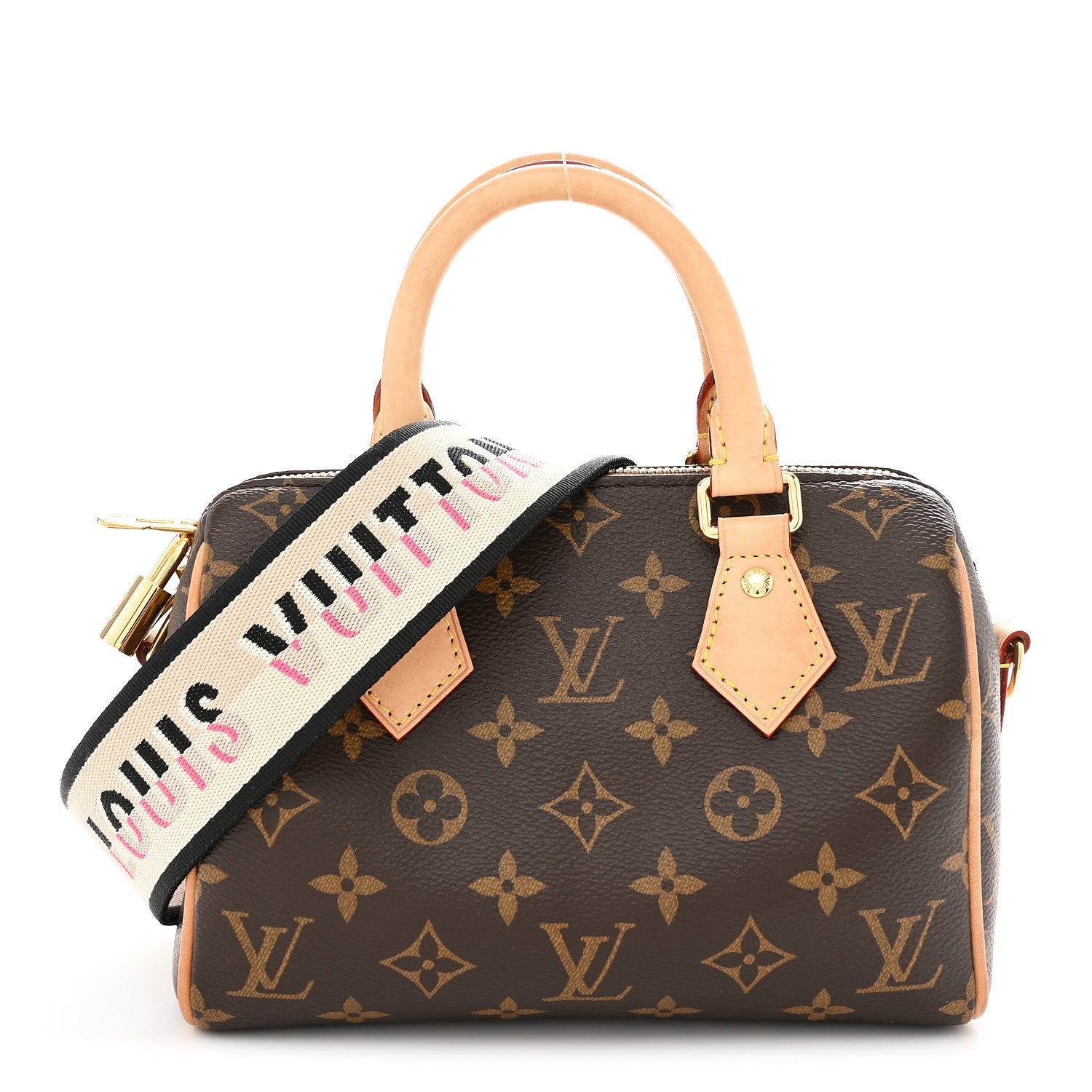 Monogram Speedy Bandouliere 20 Black