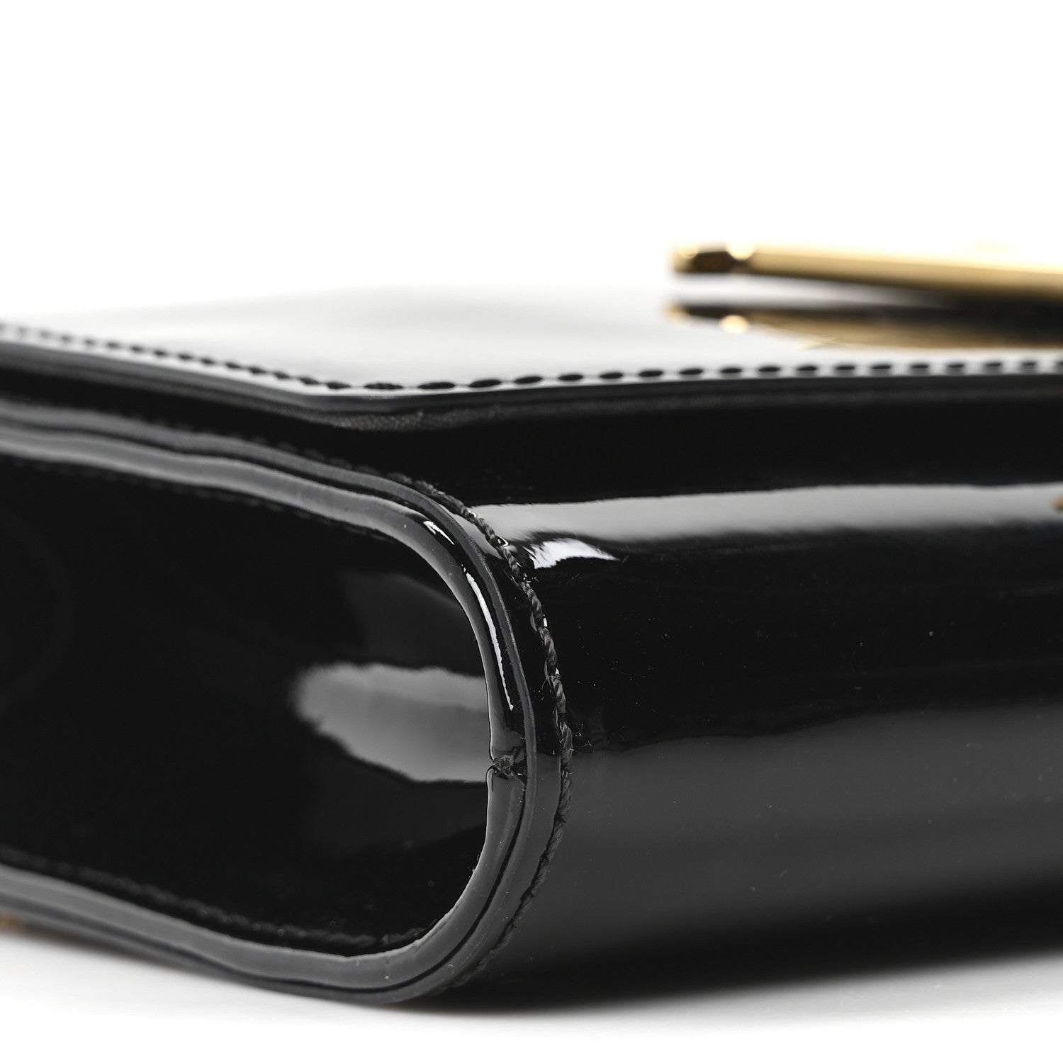 Patent Louise PM Chain Clutch Black