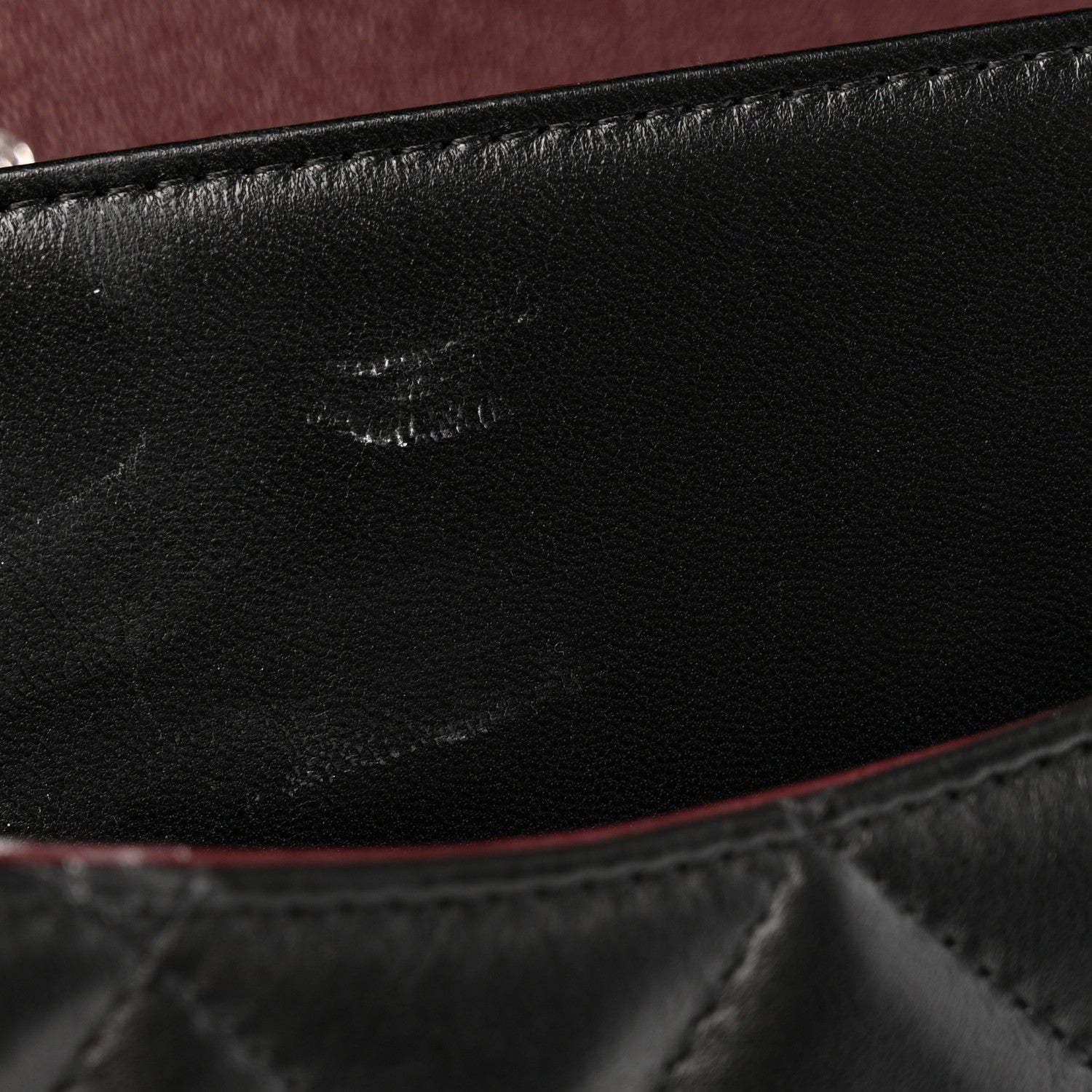 Lambskin Quilted Jumbo Double Flap Black