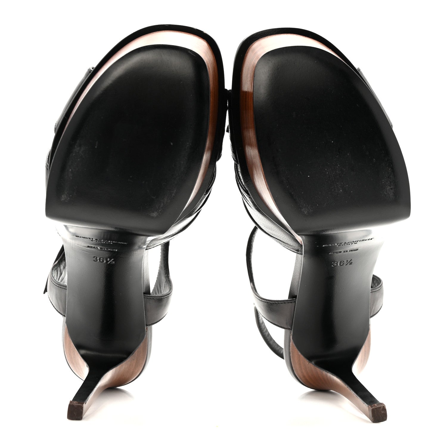 Vendome Bianca Bow Sandals 36.5 Black