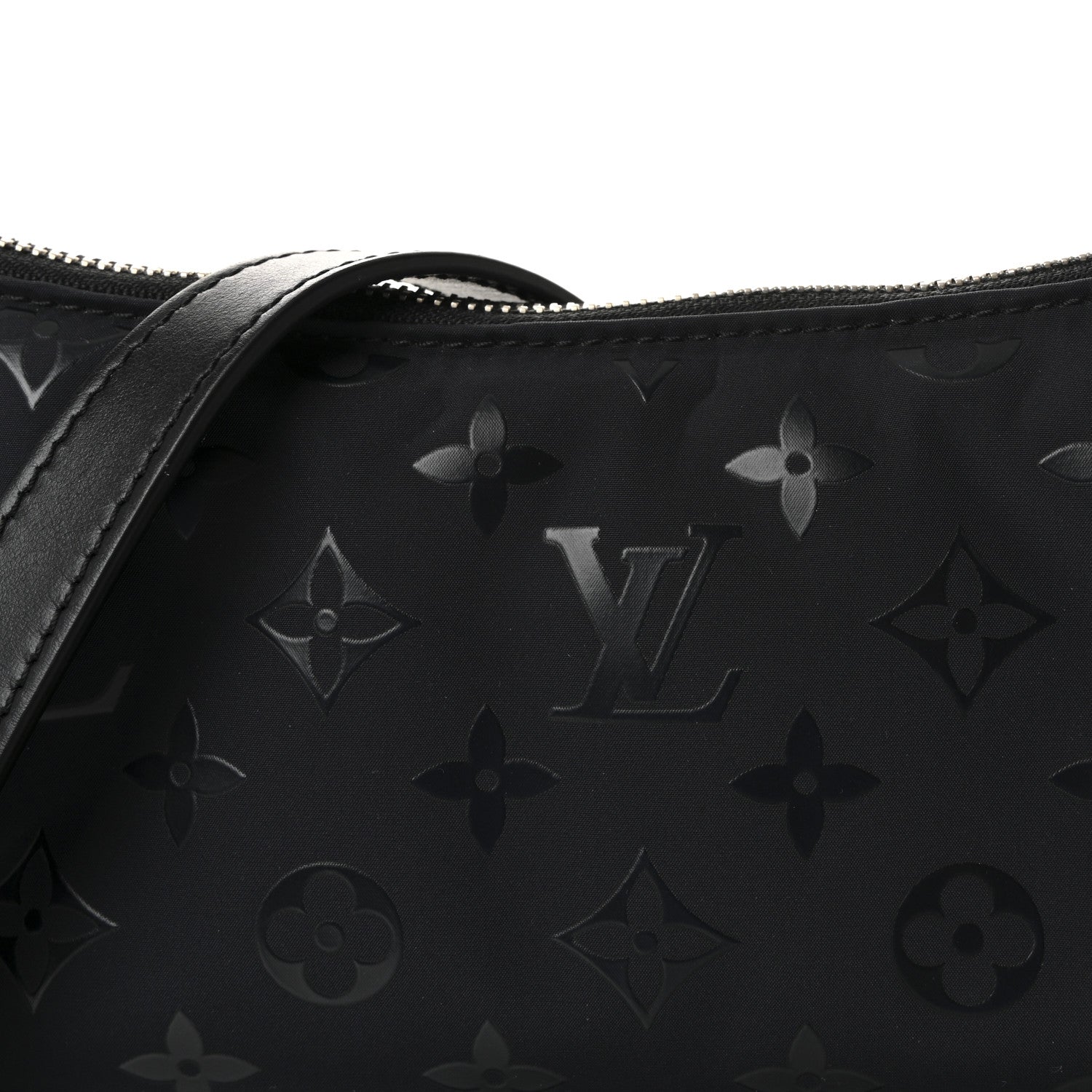 Nylon Monogram Loop Pocket Hobo Polar Night