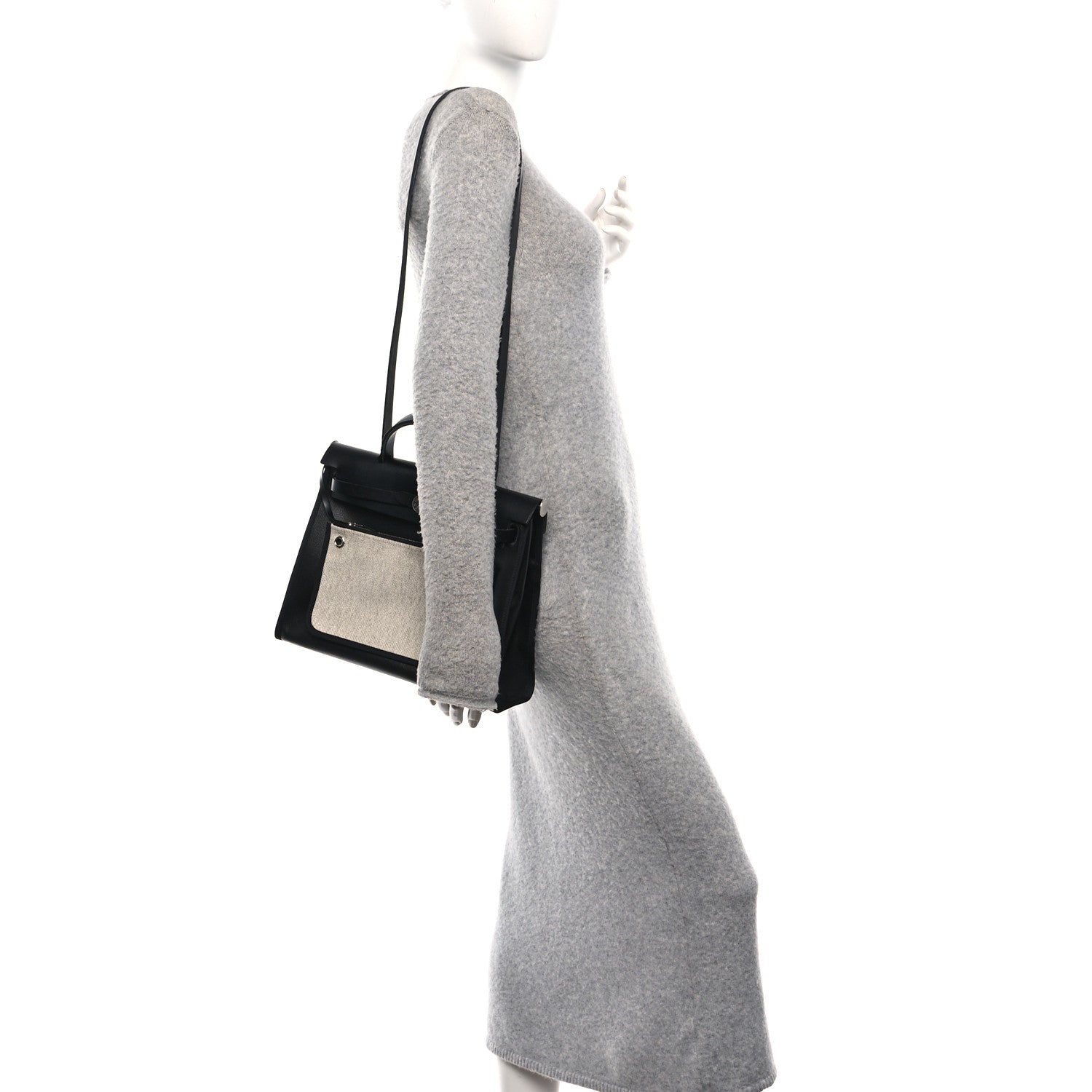 Toile H Berline Vache Hunter Herbag Zip PM 31 Black Ecru
