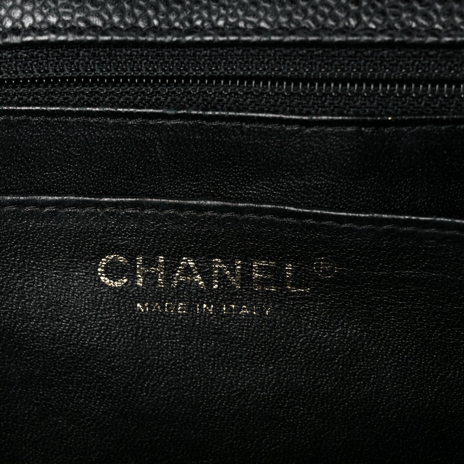 Caviar Quilted Jumbo Single Flap Black