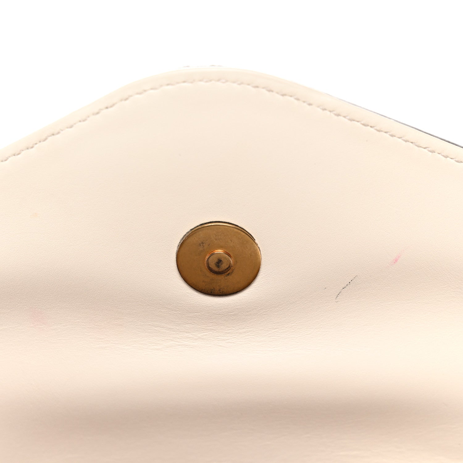 Nappa Pearl Studded Mini Queen Margaret Broadway Shoulder Bag Mystic White
