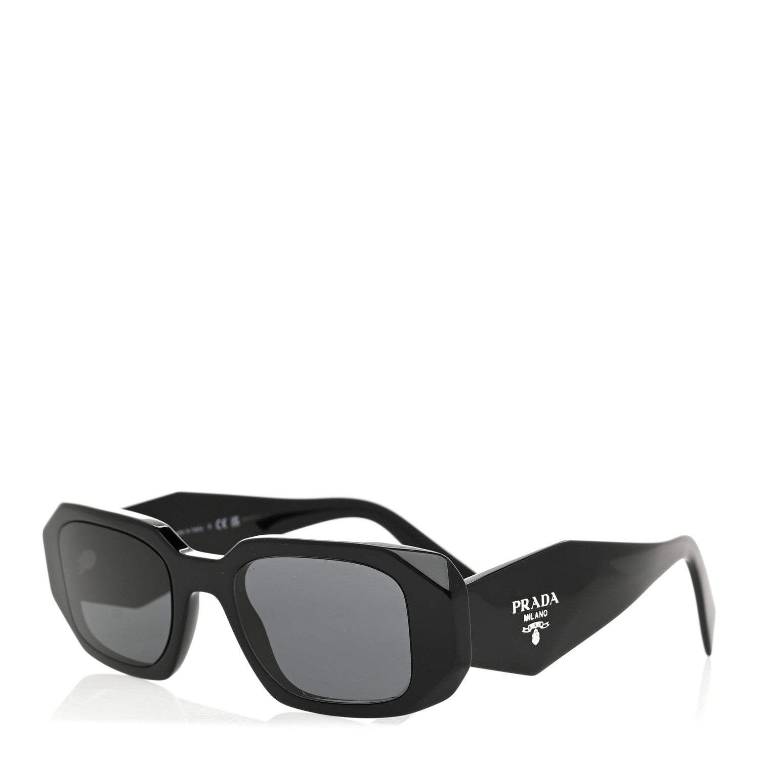 Acetate Symbole Sunglasses SPR 17W Black