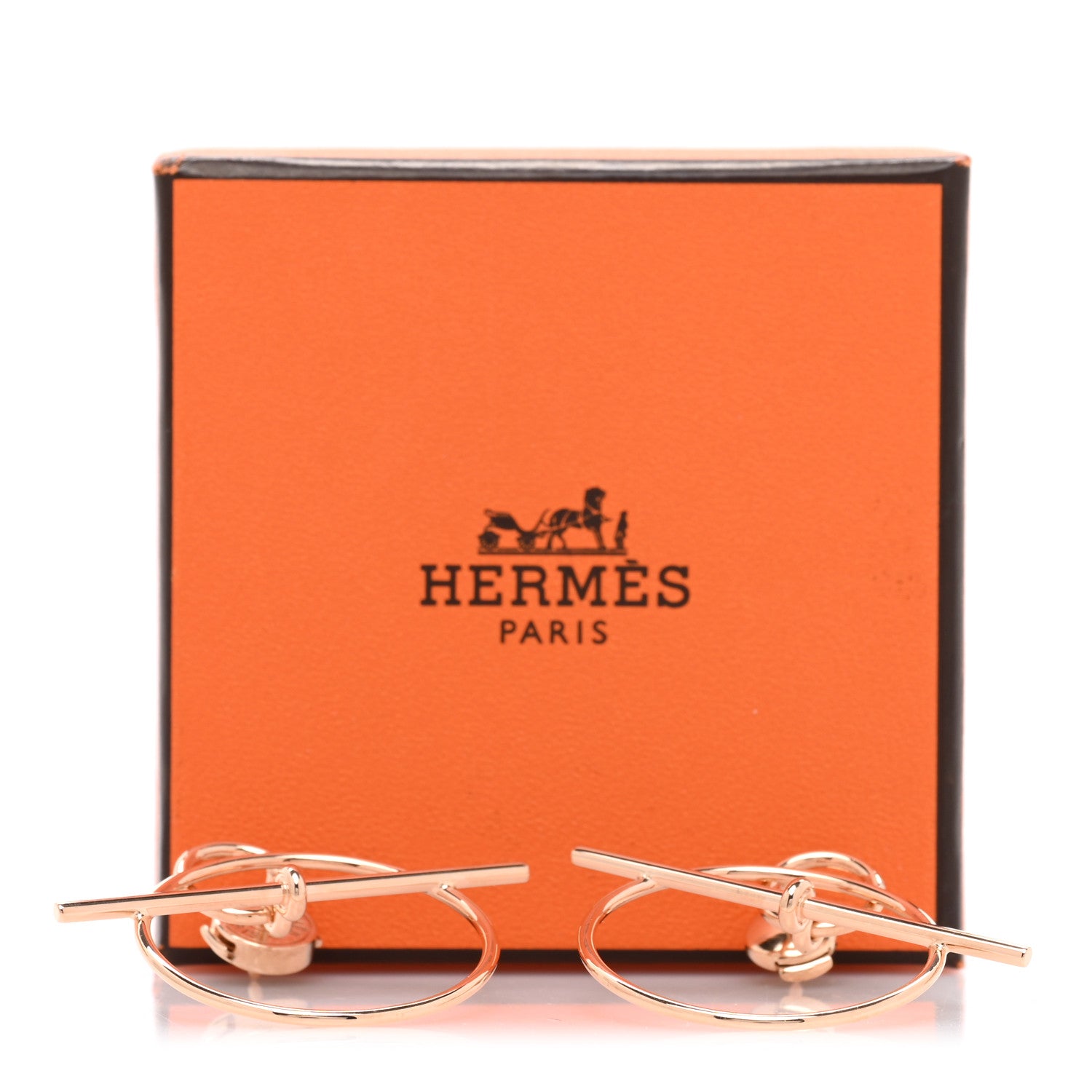 18K Rose Gold PM Loop Earrings