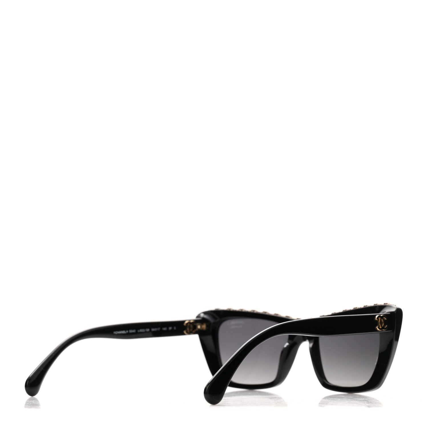 Acetate Polarized Butterfly Sunglasses 5540 Black