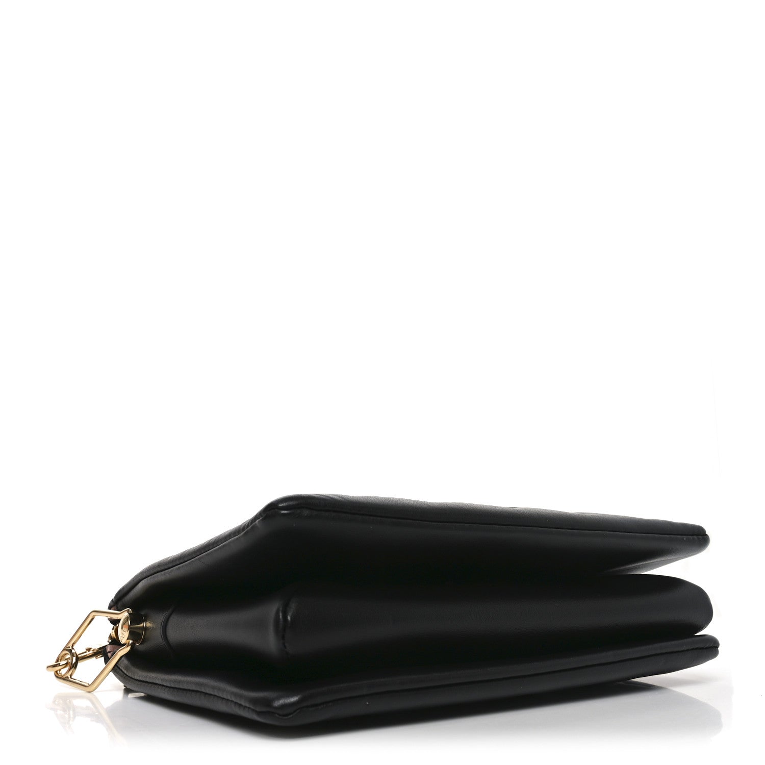 Lambskin Embossed Monogram Coussin PM Black
