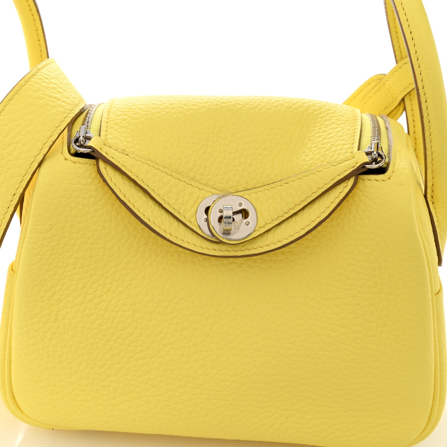 Taurillon Clemence Mini Lindy 20 Limoncello