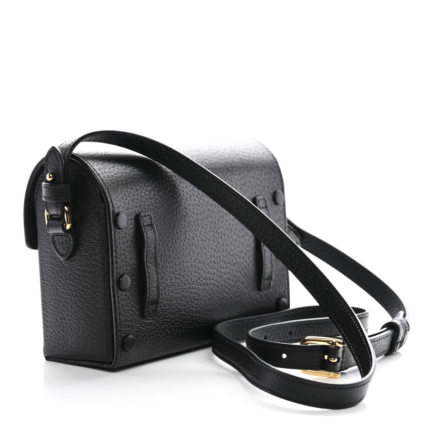 Calfskin Horsebit 1955 Shoulder Bag Black
