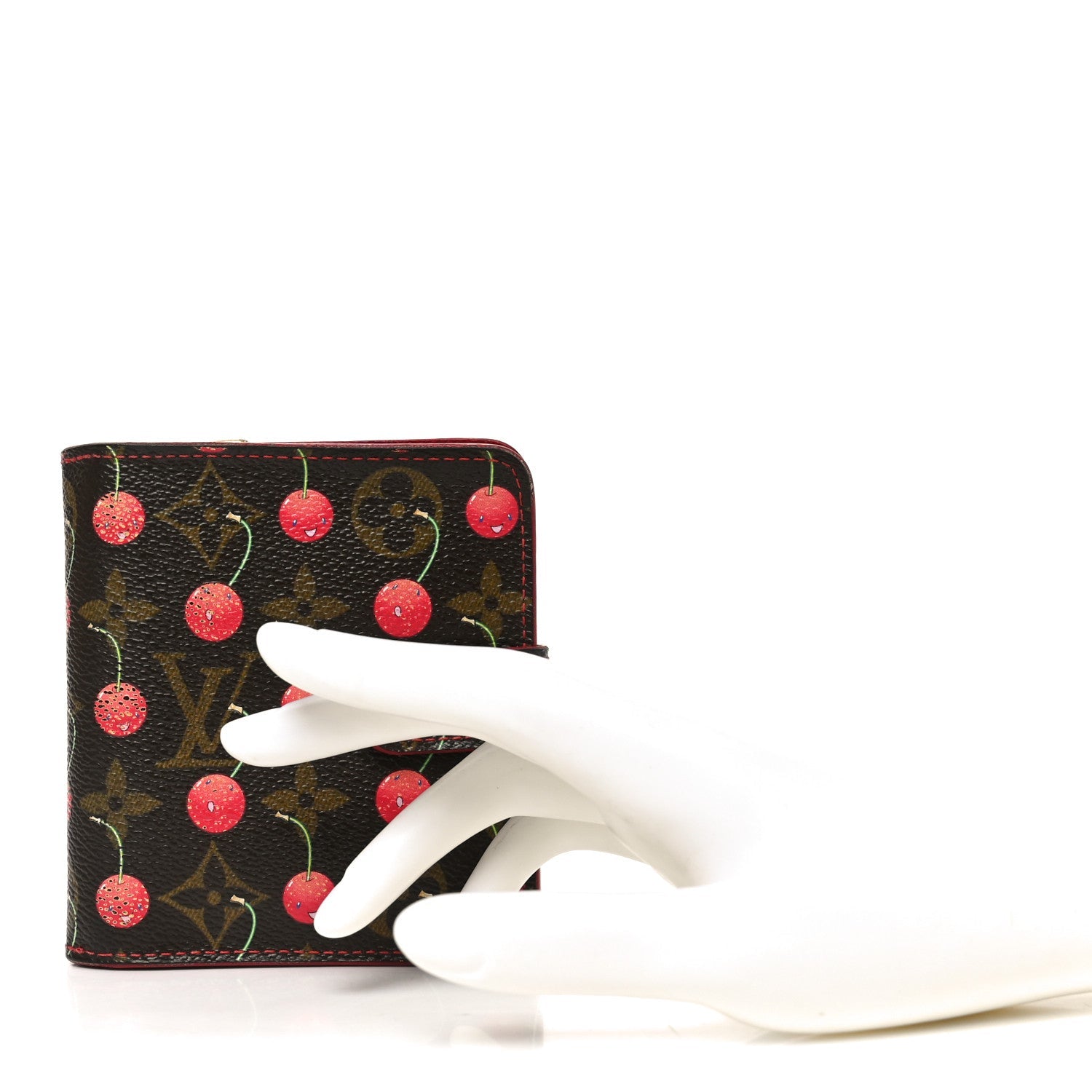 Monogram Cerises Compact Zippe Wallet