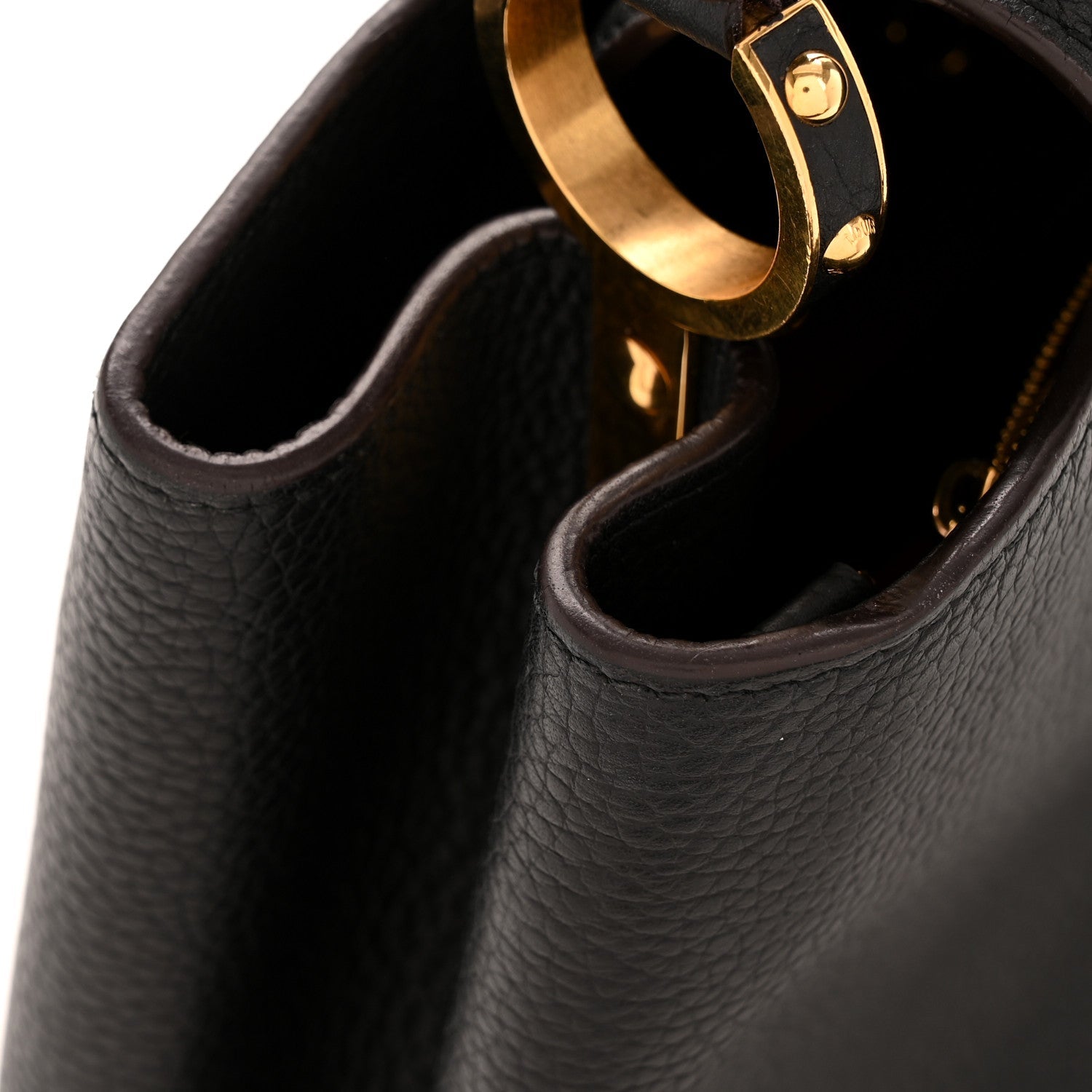 Taurillon Capucines PM Black