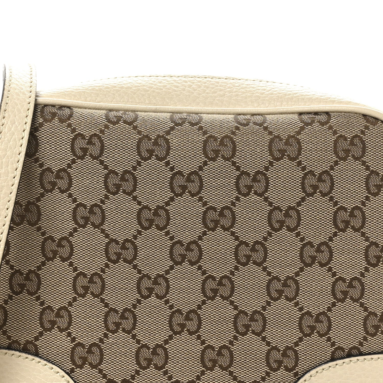 Monogram Dollar Calfskin Mini Bree Messenger Bag Beige Ebony Avoire
