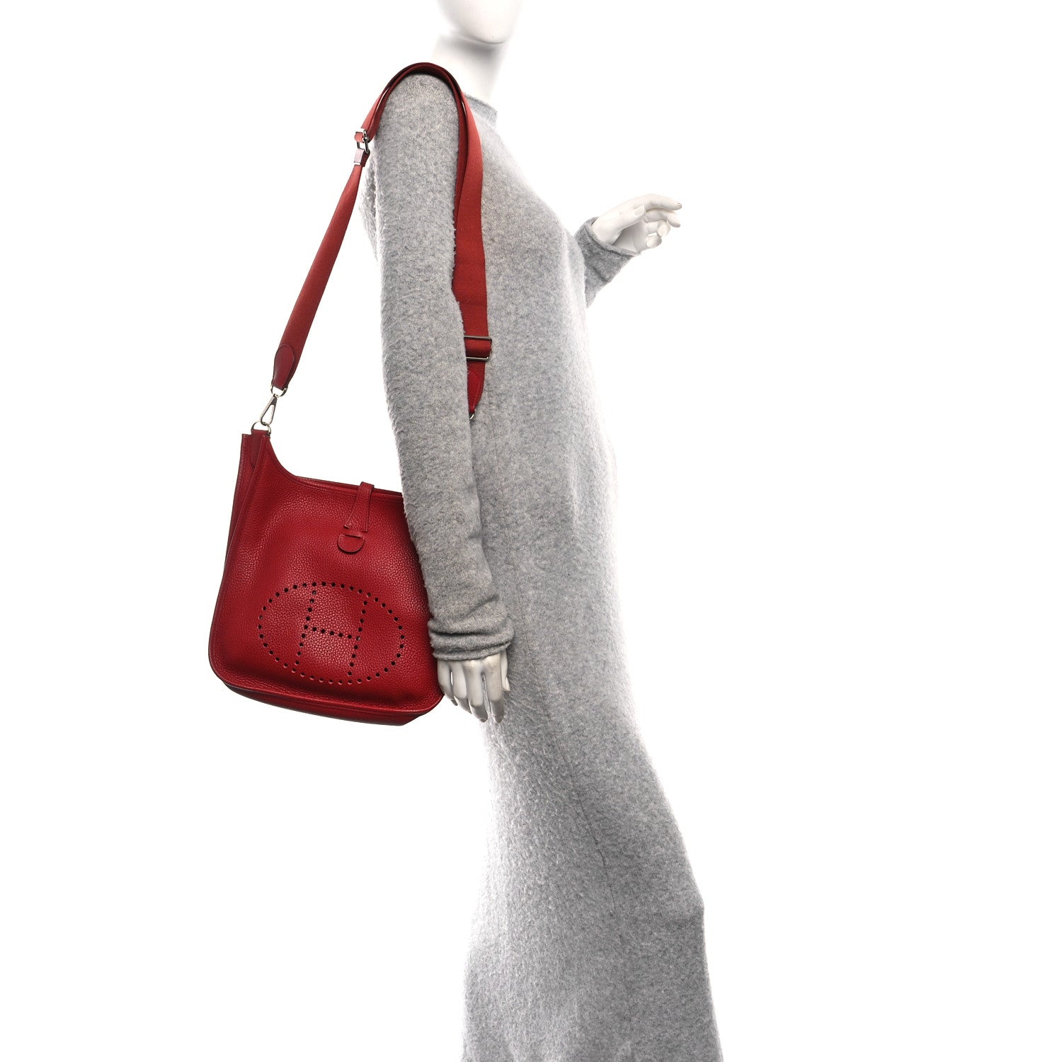 Taurillon Clemence Evelyne III PM Rouge Garance