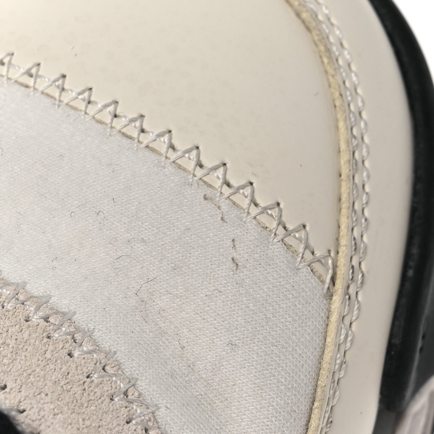 Velvet Calfskin Mixed Fibers CC Sneakers 36 Ivory Black