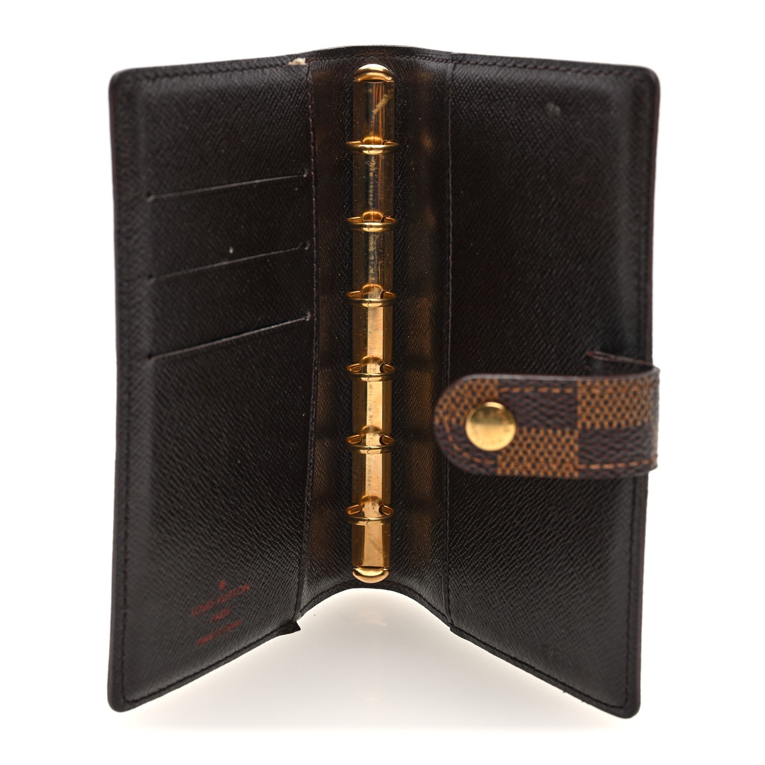 Damier Ebene Small Ring Agenda Cover