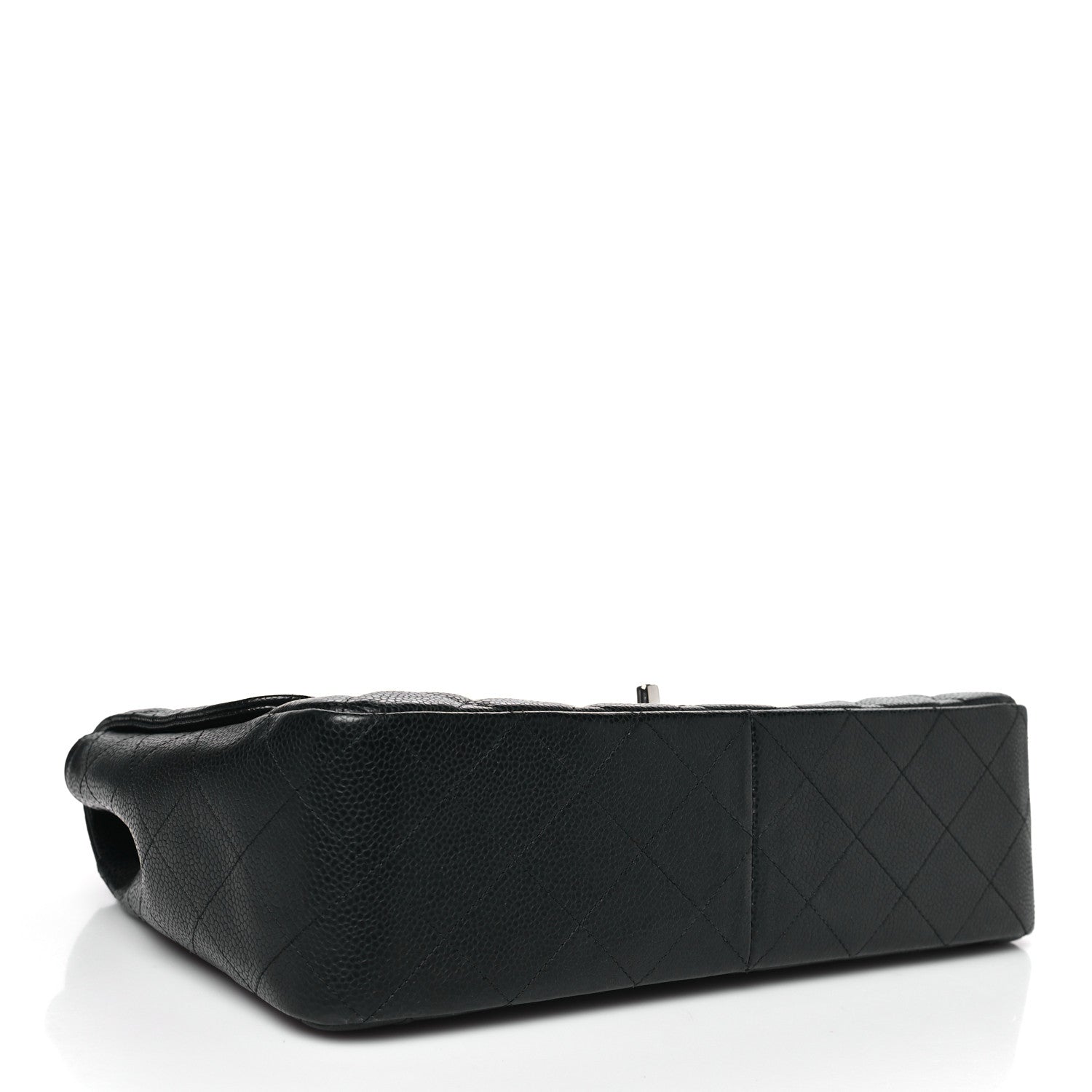 Caviar Quilted Jumbo Single Flap Black