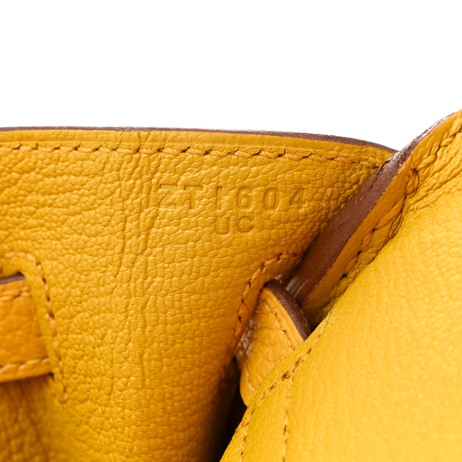 Togo Birkin 25 Jaune Ambre