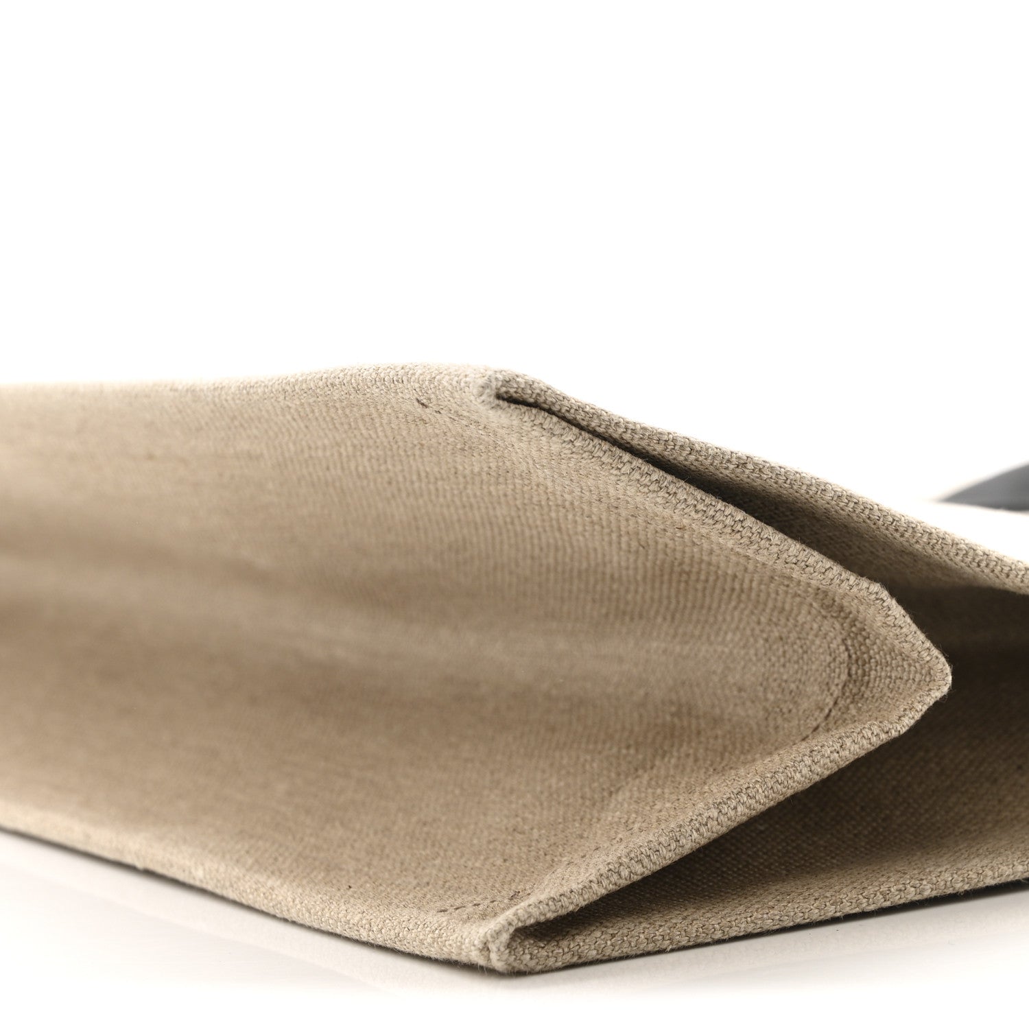 Linen Calfskin Rive Gauche Tote Greggio Natural