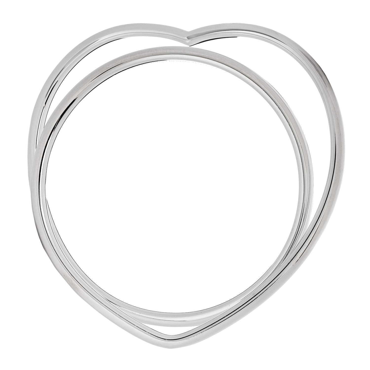 Sterling Silver Vertige Couer Bracelet ST