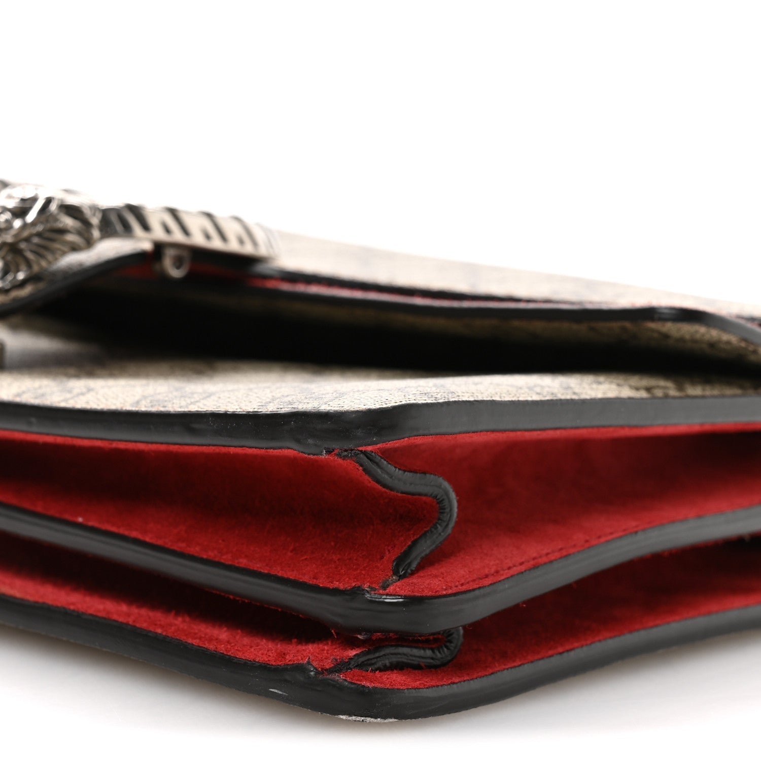 GG Supreme Monogram Small Dionysus Shoulder Bag Red
