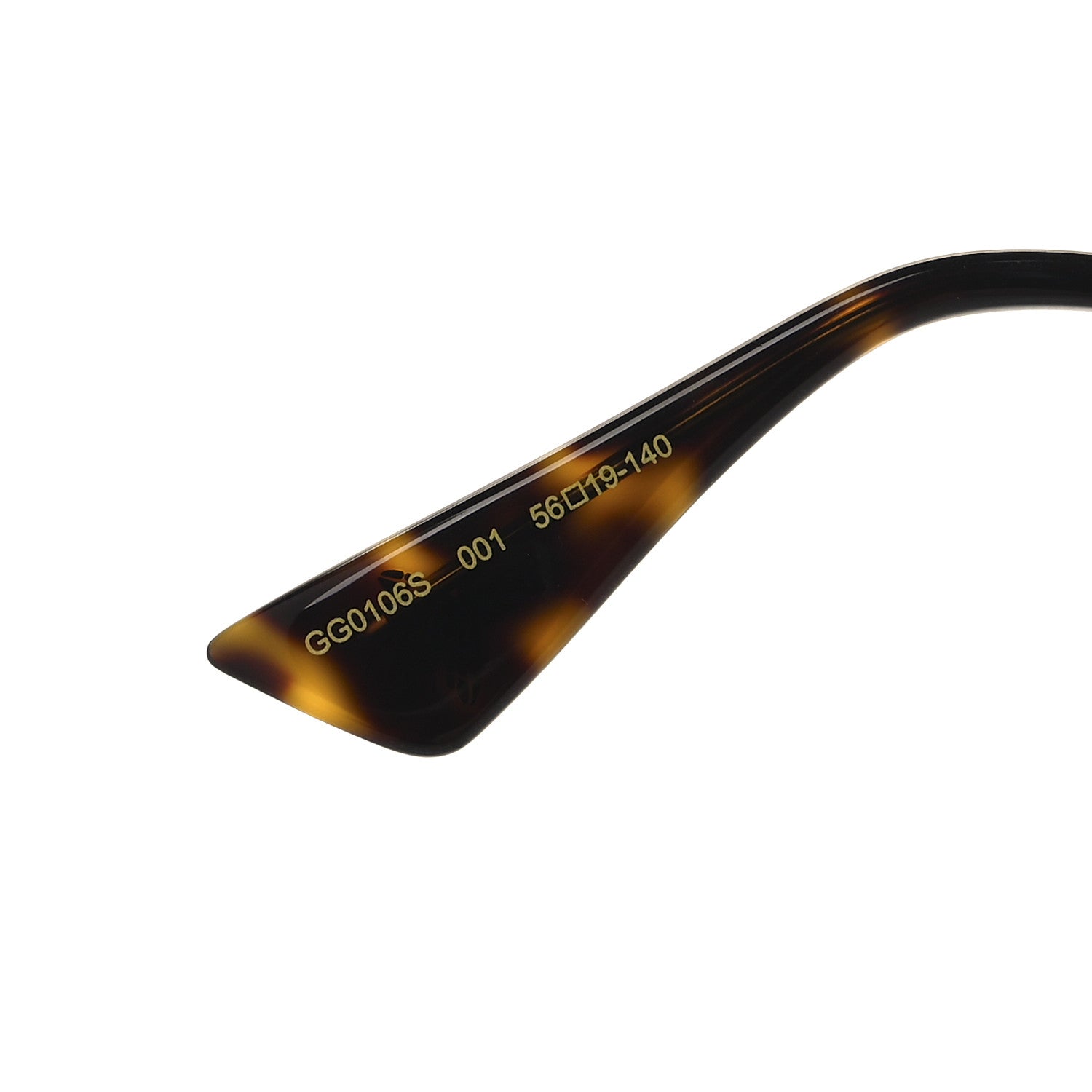 Acetate Oversize Square Frame GG0106S Sunglasses Black
