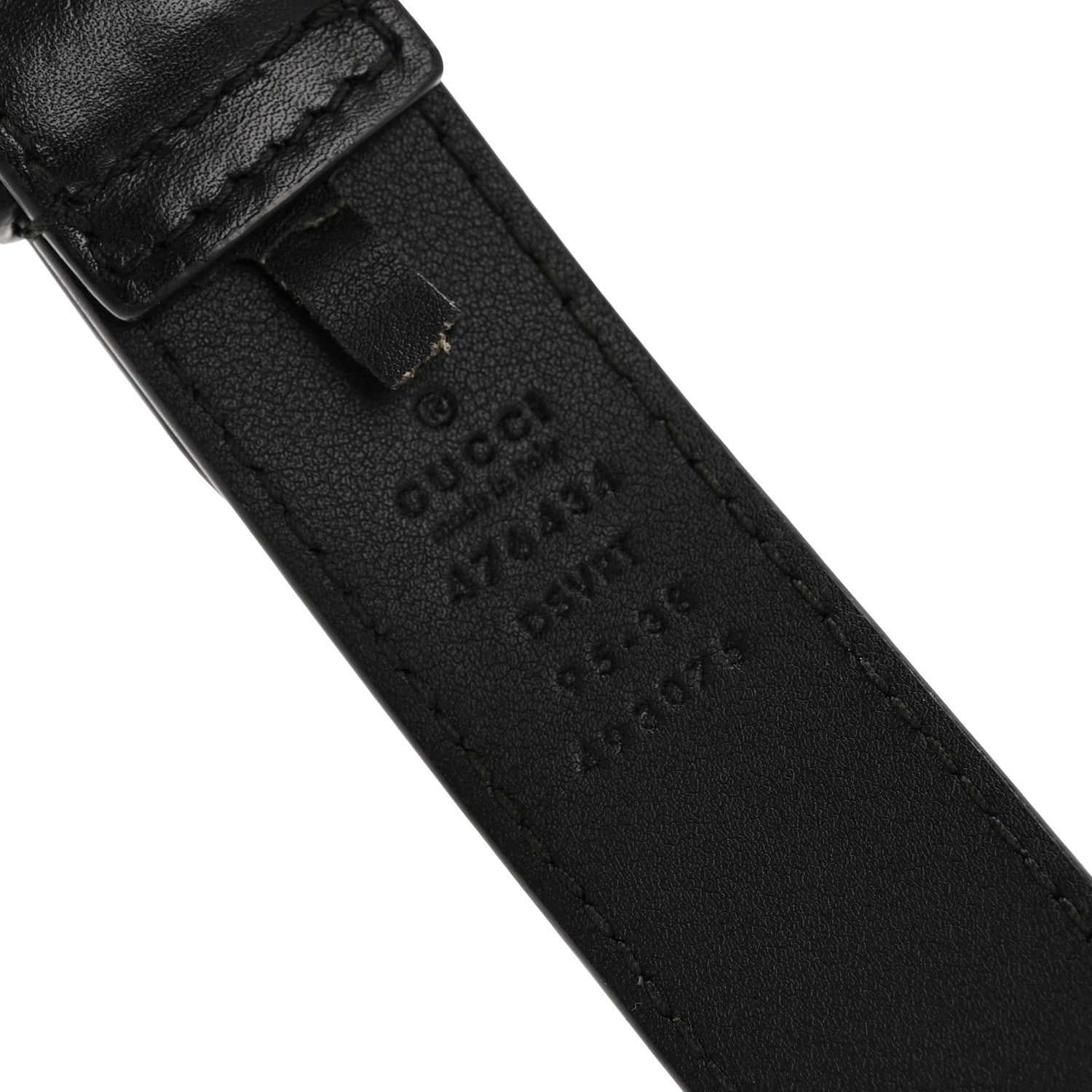 Calfskin Matelasse GG Marmont Belt Bag 95 38 Black