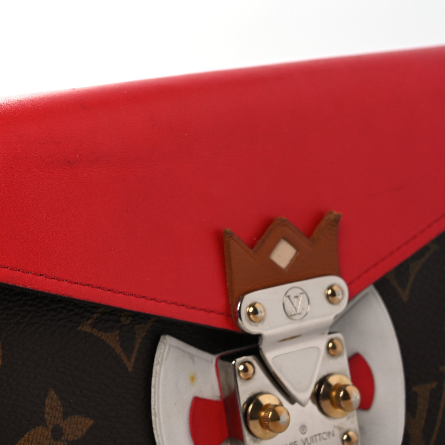 Monogram Tribal Mask Sarah Wallet Rouge