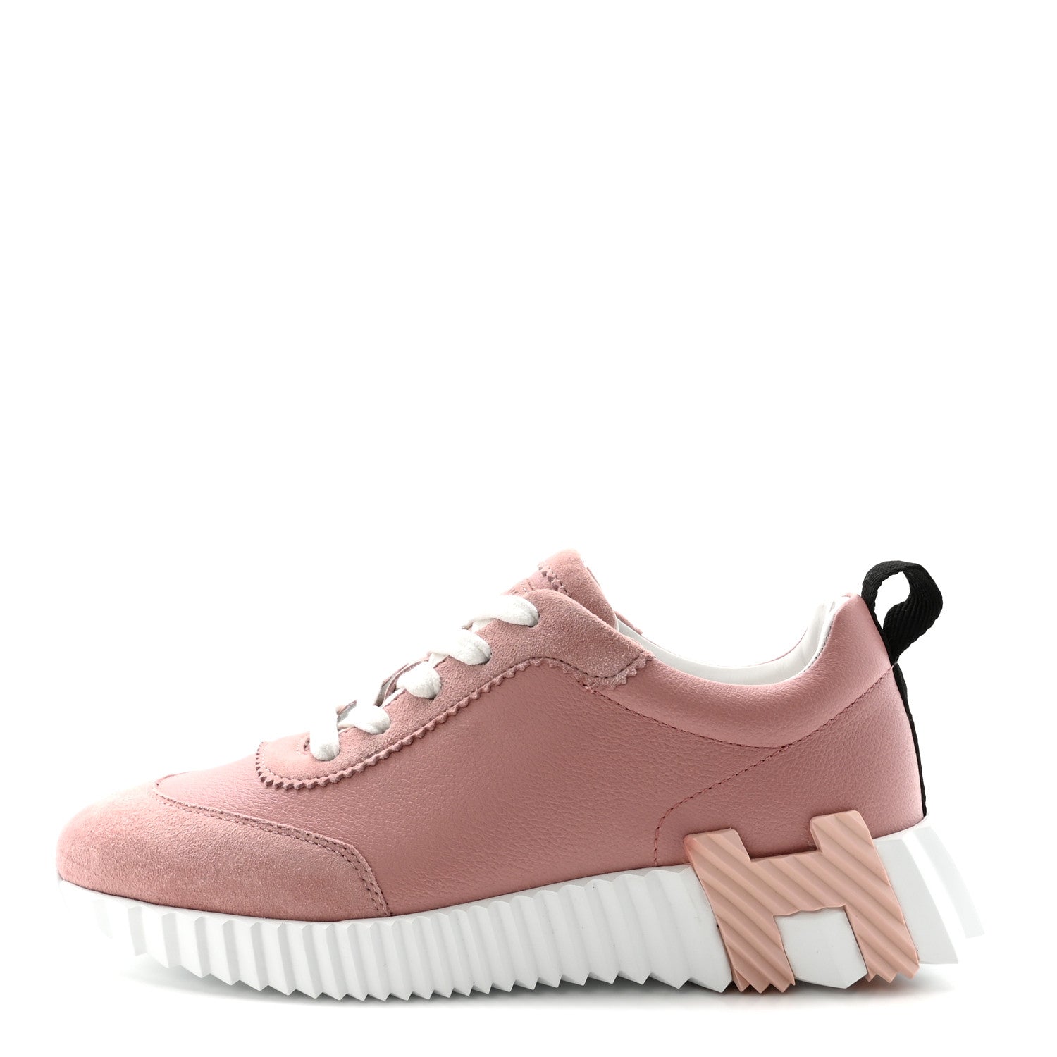 Sport Goatskin Suede Goatskin Womens Bouncing Sneakers 35.5 Rose Aquarelle