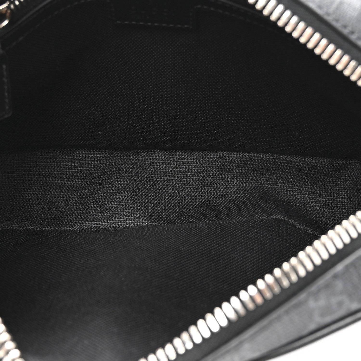 Soft GG Supreme Monogram Web Belt Bag Black Grey