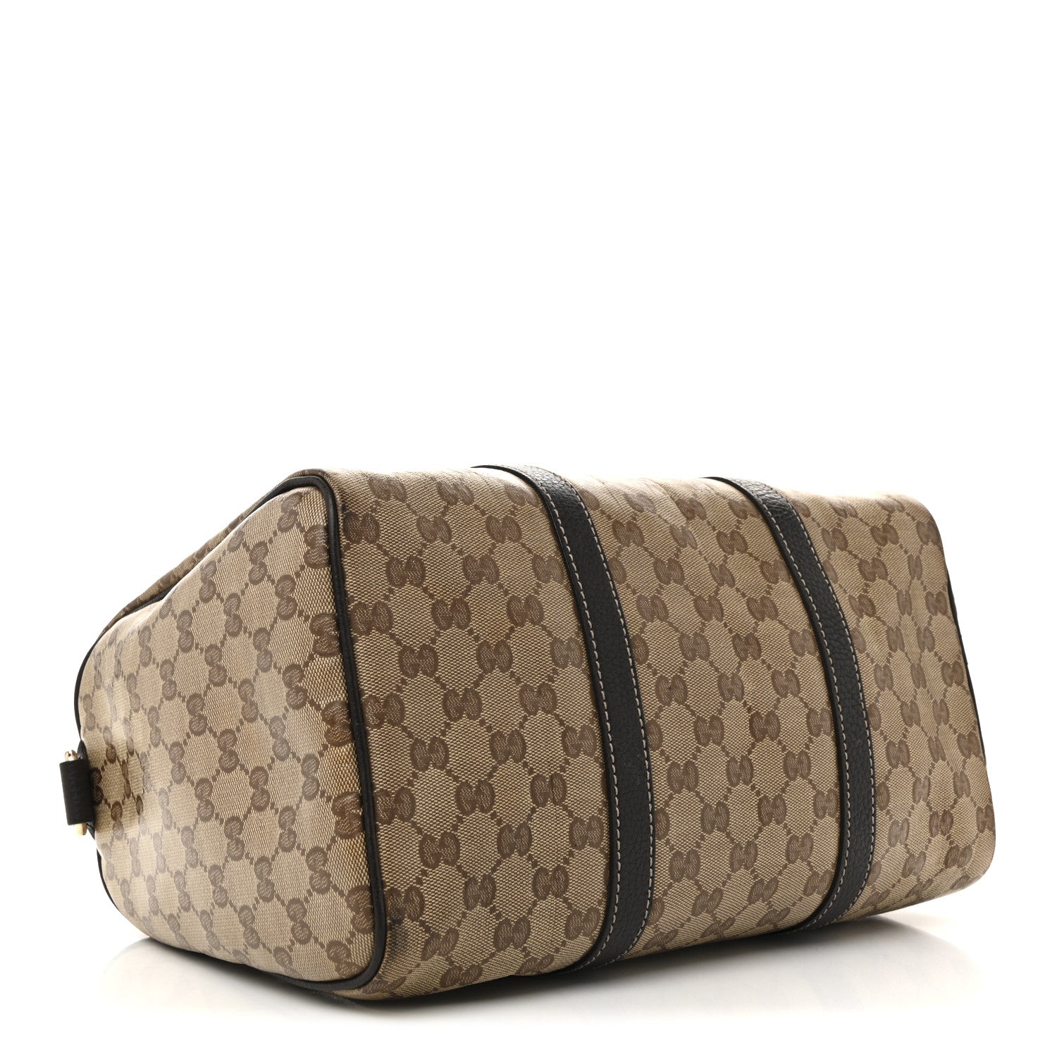 Crystal Monogram Medium Joy Boston Dark Brown