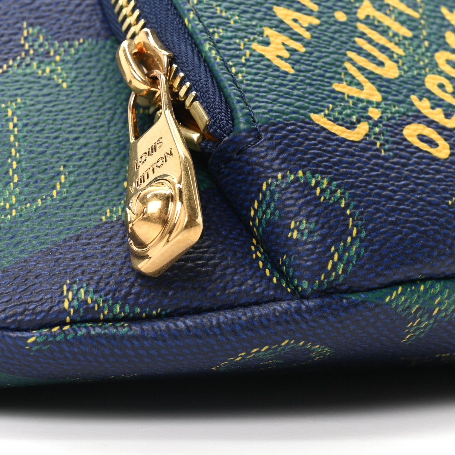 Monogram Heritage Rush Bumbag Blue Stripes