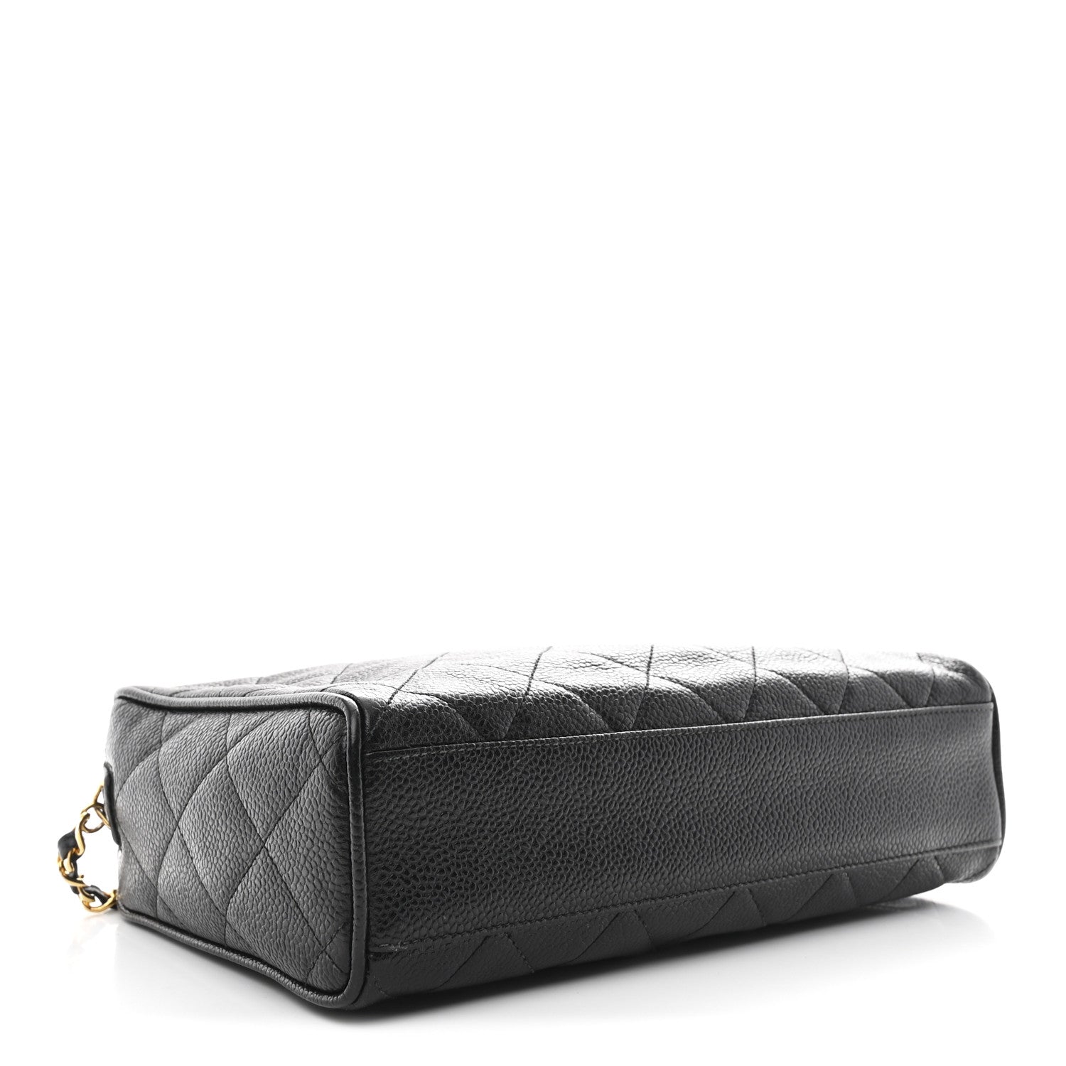 Caviar Quilted Camera Case Black