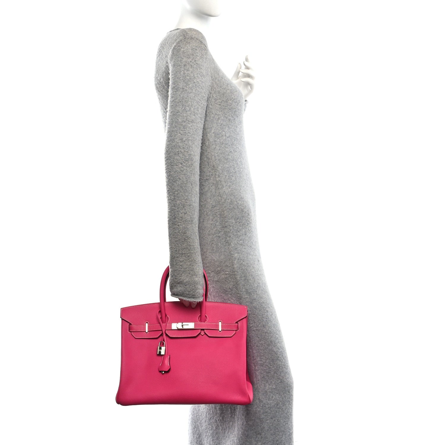 Epsom Candy Birkin 35 Rose Tyrien Tosca