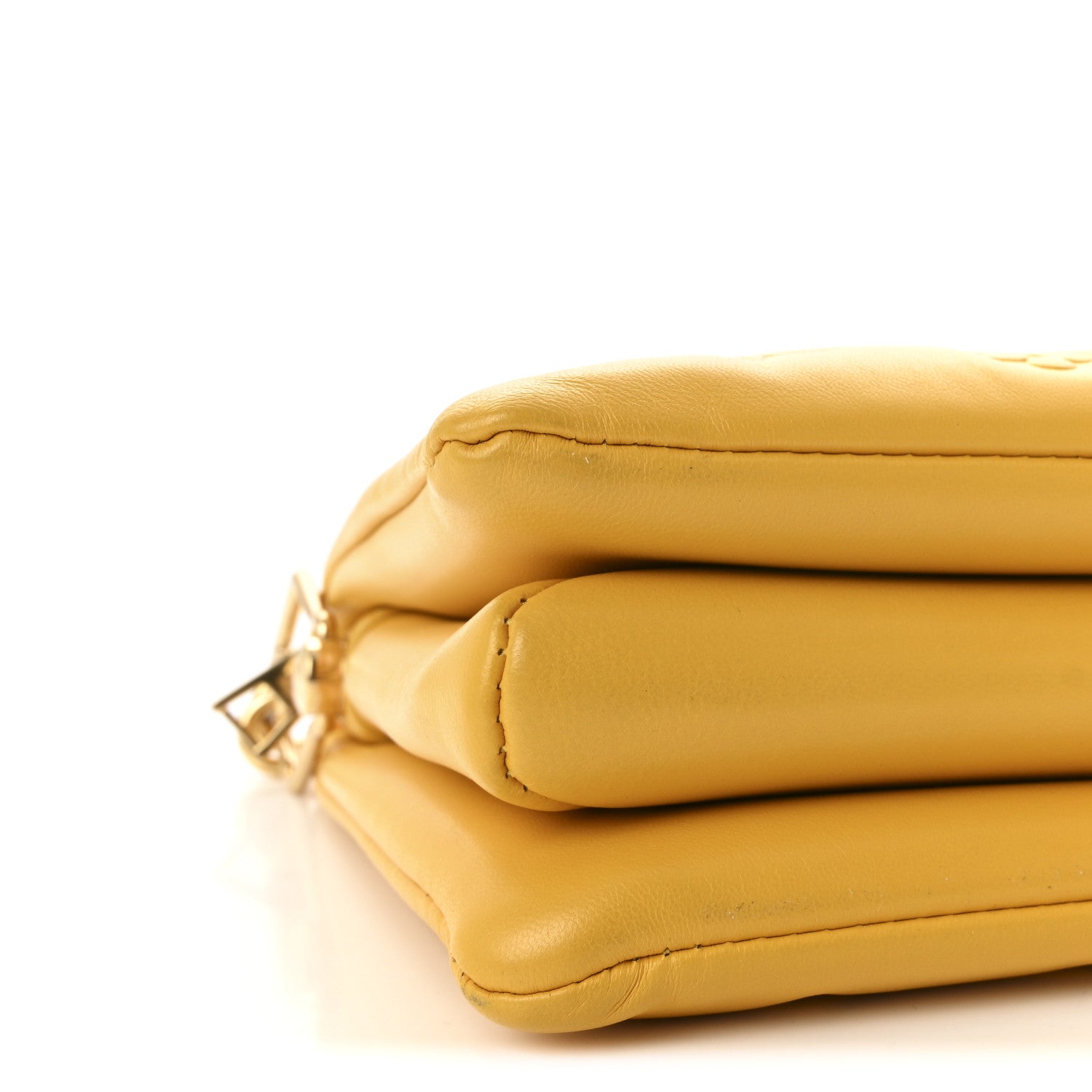 Lambskin Embossed Monogram Coussin PM Sunflower