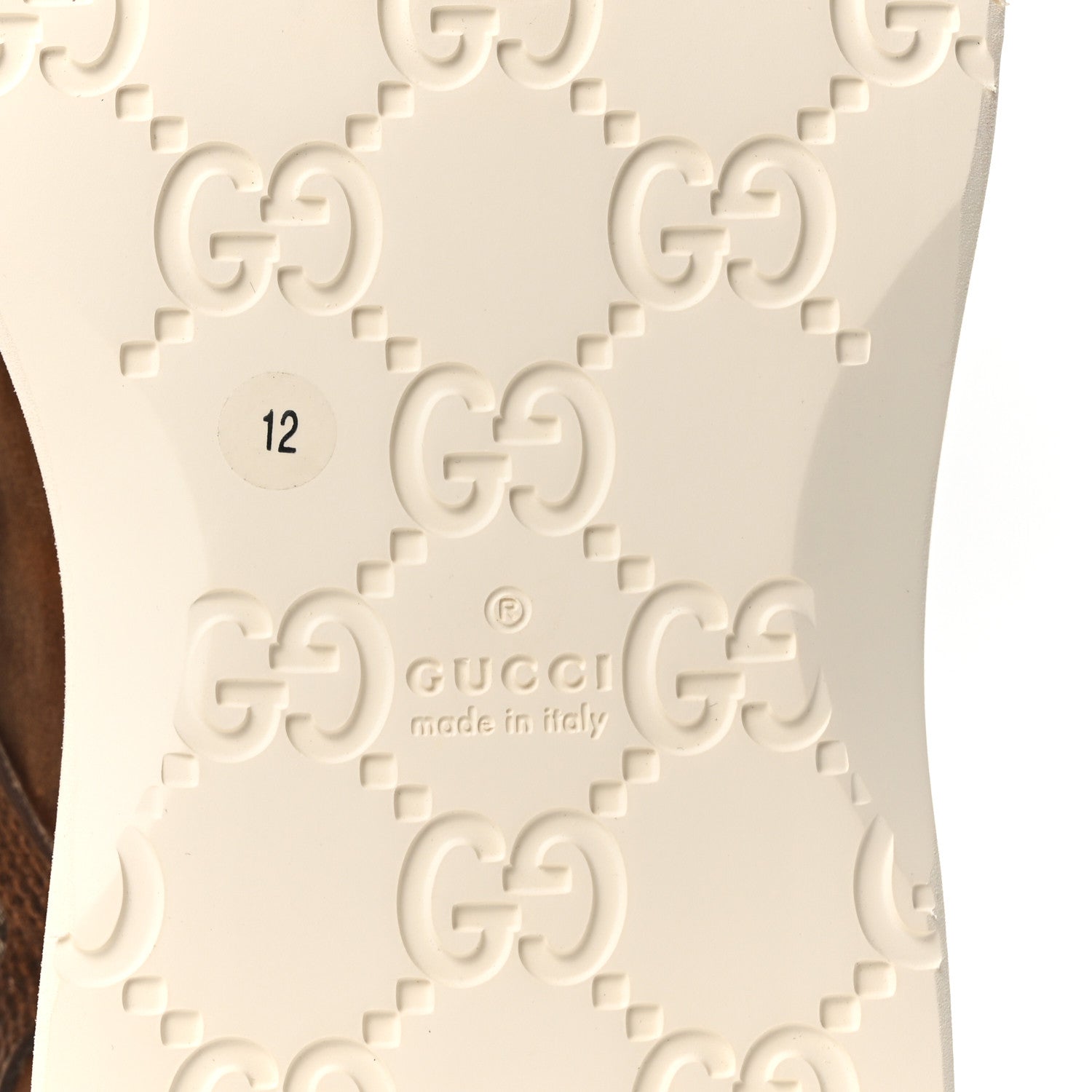Garrett Calfskin Monogram Mens Ala Boots 12 Beige Ebony Cuir