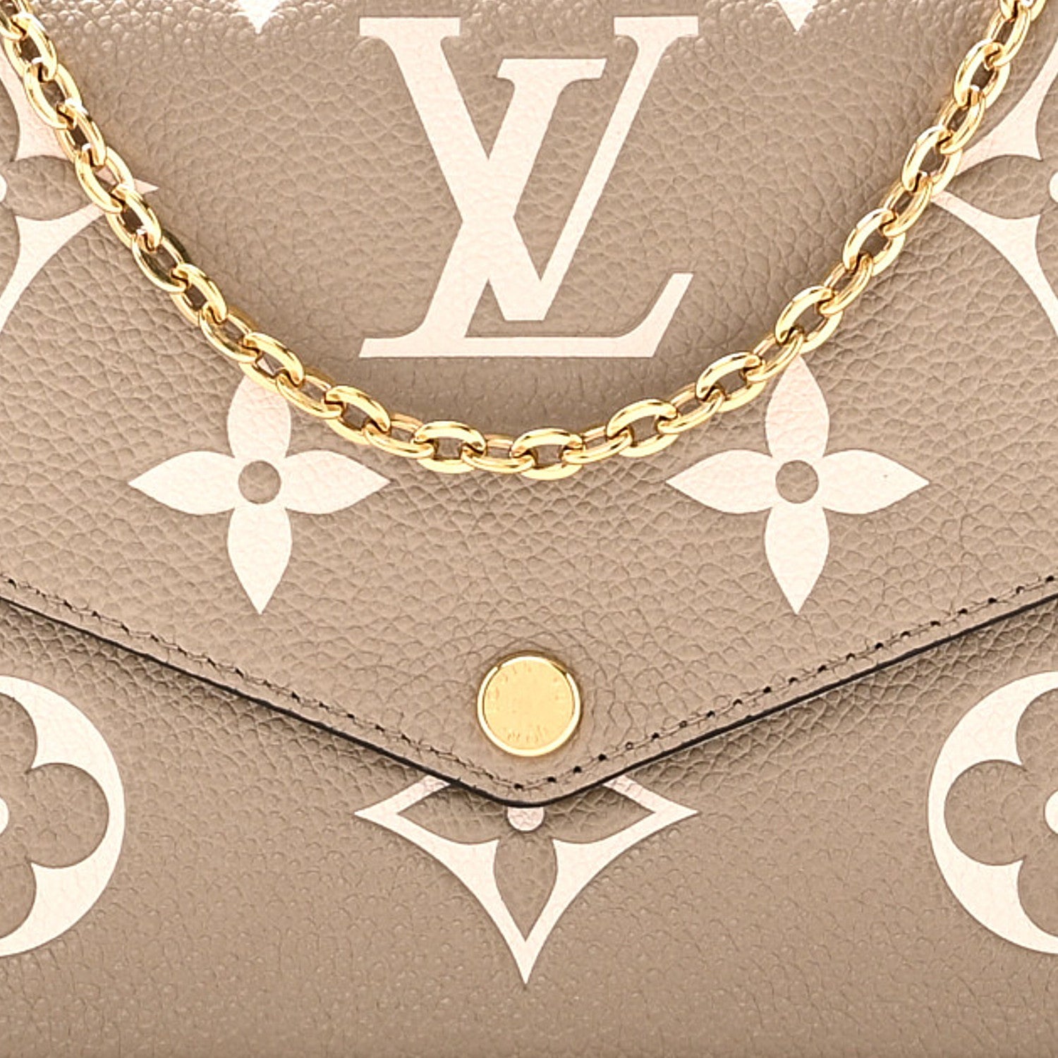 Empreinte Monogram Giant Felicie Pochette Tourterelle Creme