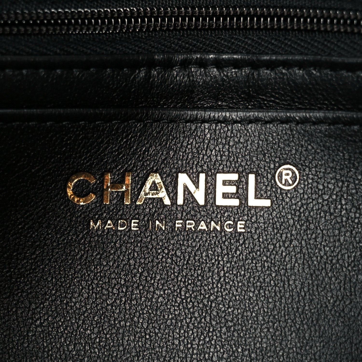 Lambskin Quilted Mini Rectangular Flap Black