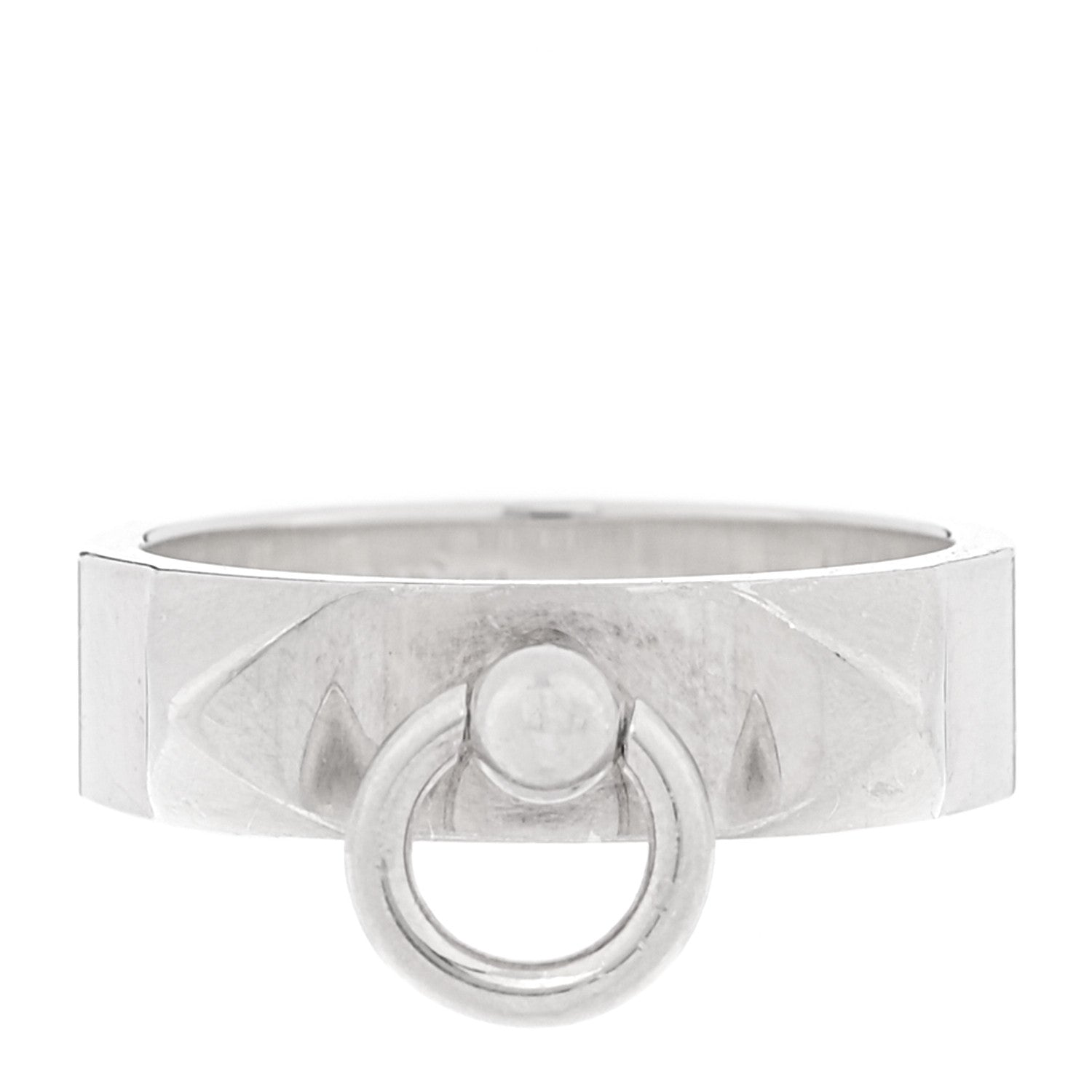 Sterling Silver PM Collier De Chien Ring 48 4.5