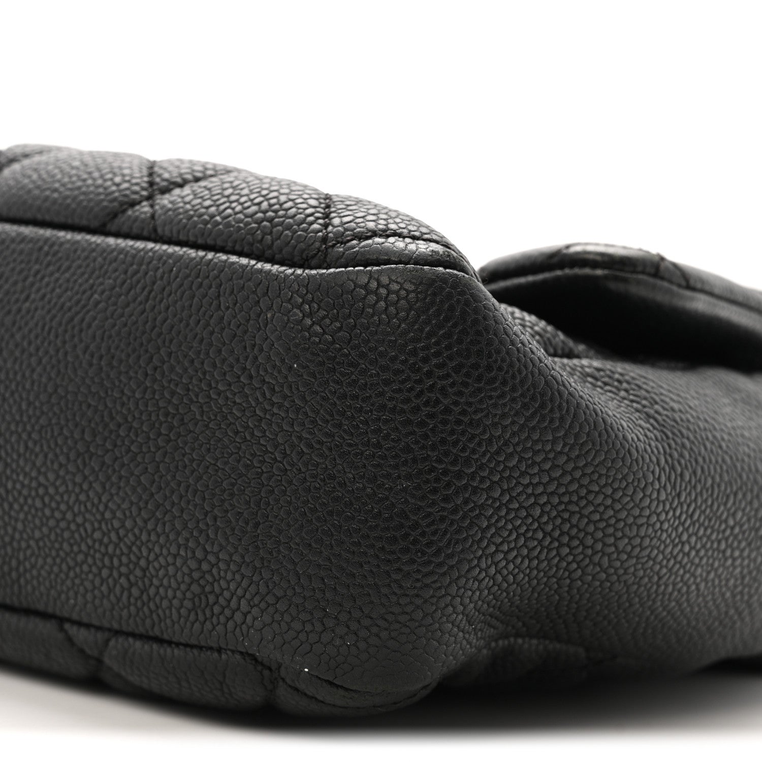 Caviar Quilted Jumbo Easy Flap Black