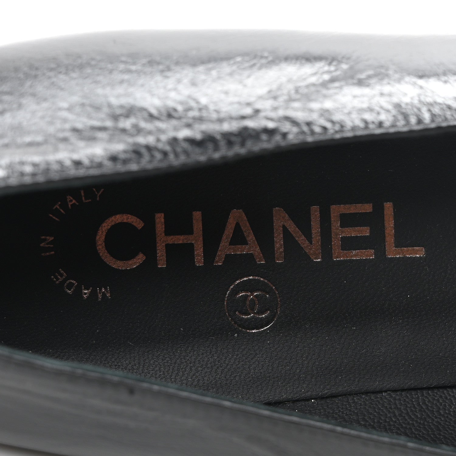 Lambskin CC Loafers 41 Black
