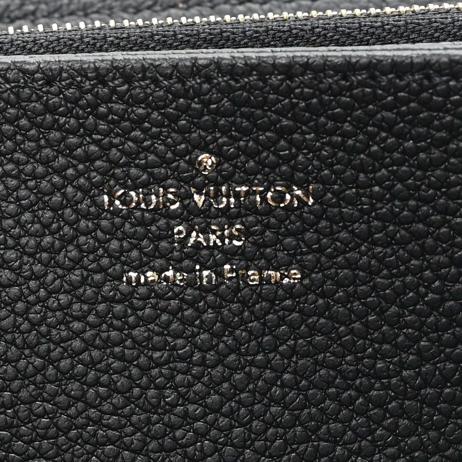 Empreinte Monogram Giant Zippy Wallet Black Beige