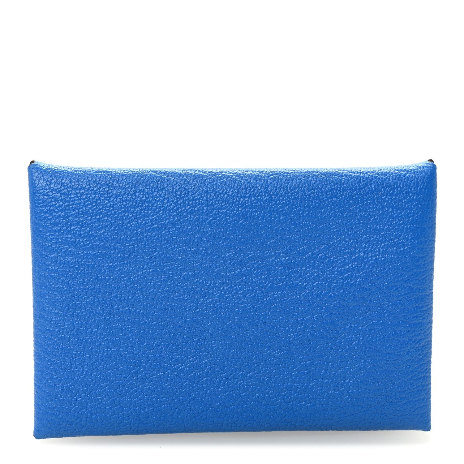 Chevre Mysore Calvi Card Case Bleu Hydra