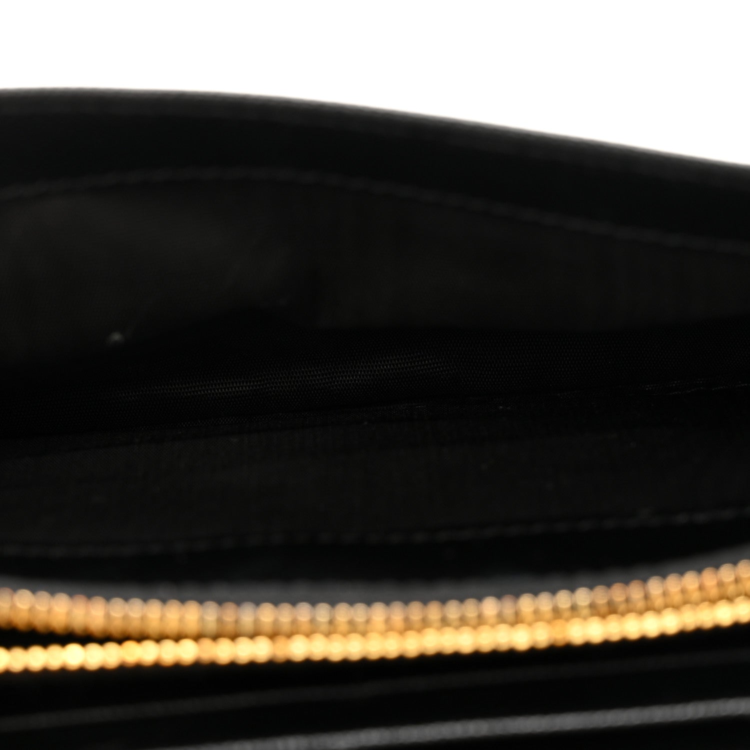 Saffiano Metal Oro Chain Wallet Black
