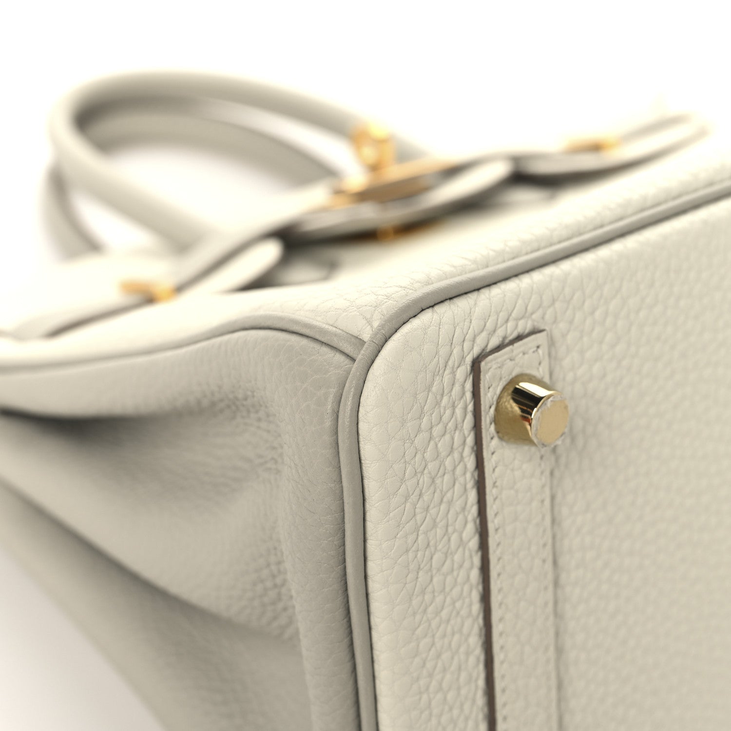 Togo Horseshoe Birkin 25 Craie Gris Tourterelle